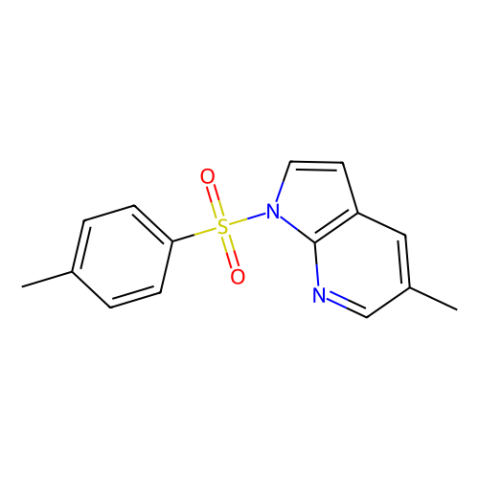 1H-PYRROLO[2,3-B]PYRIDINE, 5-METHYL-1-[(4-METHYLPHENYL)SULFONYL]- structure