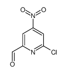 6-chloro-4-nitropyridine-2-carbaldehyde Structure