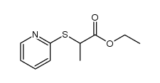 ethyl 2-methyl-2-(2'-thiopyridyl)ethanoate结构式