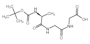 Boc-Ala-Gly-Gly-OH结构式