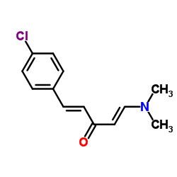 1-(4-CHLOROPHENYL)-5-(DIMETHYLAMINO)-1,4-PENTADIEN-3-ONE structure