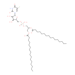 1,2-dipalmitoylphosphatidylfluorouridine结构式