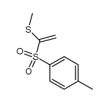 1-methylthio-1-(p-toluenesulfonyl)ethene结构式