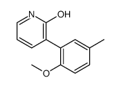 3-(2-methoxy-5-methylphenyl)-1H-pyridin-2-one Structure