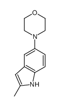 2-methyl-5-morpholin-4-yl-1H-indole Structure