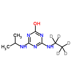 Hydroxy Atrazine-d5 structure