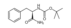 (R)-TERT-BUTYL (1-AMINO-1-OXO-3-PHENYLPROPAN-2-YL)CARBAMATE Structure