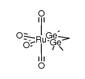 bis(dimethylgermyl)methane ruthenium tetracarbonyl Structure