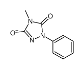 4-methyl-5-oxo-1-phenyl-1,2,4-triazol-3-olate Structure