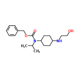 Benzyl {4-[(2-hydroxyethyl)amino]cyclohexyl}isopropylcarbamate Structure