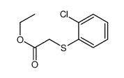 ethyl 2-(2-chlorophenyl)sulfanylacetate structure