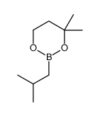 4,4-dimethyl-2-(2-methylpropyl)-1,3,2-dioxaborinane Structure