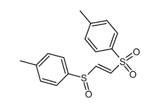 1-(toluene-4-sulfinyl)-2-(toluene-4-sulfonyl)-ethene结构式