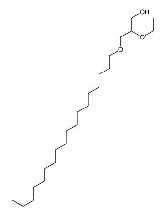 2-ethoxy-3-octadecoxypropan-1-ol结构式