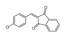 2-((4-CHLOROPHENYL)METHYLENE)INDANE-1,3-DIONE Structure