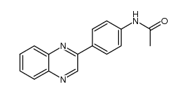 N-[4-(quinoxalin-2-yl)phenyl]acetamide结构式