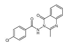 4-chloro-N-(2-methyl-4-oxoquinazolin-3-yl)benzamide Structure