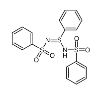 N-[N-(benzenesulfonyl)-S-phenylsulfinimidoyl]benzenesulfonamide Structure