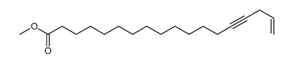 17-Octadecen-14-ynoic acid methyl ester structure