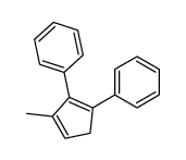 (3-methyl-2-phenylcyclopenta-1,3-dien-1-yl)benzene Structure