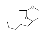 (2S,4R)-2-methyl-4-pentyl-1,3-dioxane结构式