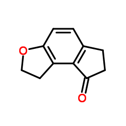 1,2,6,7-Tetrahydro-8H-indeno[5,4-b]furan-8-one Structure