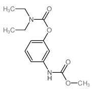 [3-(methoxycarbonylamino)phenyl] N,N-diethylcarbamate structure