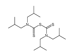 Thiodicarbonic diamide ([(H2N)C(S)]2S), N,N,N',N'-tetrakis(2-methylpropyl)- structure