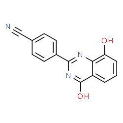 Benzonitrile,4-(1,4-dihydro-8-hydroxy-4-oxo-2-quinazolinyl)- (9CI)结构式