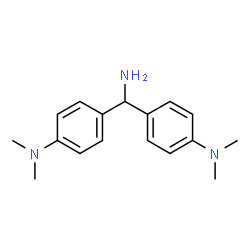 4-Dimethylamino-α-[4-(dimethylamino)phenyl]benzenemethanamine structure