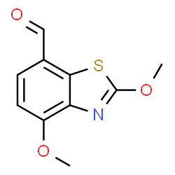 7-Benzothiazolecarboxaldehyde,2,4-dimethoxy-(9CI)结构式