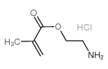 2-Aminoethyl methacrylate hydrochloride Structure