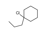 1-chloro-1-propylcyclohexane结构式