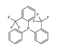 phenyl-bis[2-(trifluoromethyl)phenyl]phosphane Structure