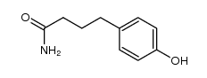 4-(4-hydroxyphenyl)butyramide结构式