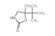 2-Oxazolidinone,5-(1,1-dimethylethyl)-5-methyl- Structure