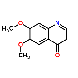 6,7-二甲氧基-3H-喹啉-4-酮结构式