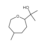 5-Methyl-2-(2'-hydroxyisopropyl)oxepan Structure