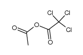 mixed anhydride of acetic and trichloroacetic acids结构式