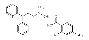 pheniramine 4-aminosalicylate结构式