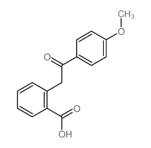 o-Toluic acid, alpha-(p-methoxybenzoyl)- structure