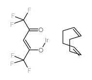 1,5-环辛二烯(六氟乙酰丙酮)(I)铱结构式