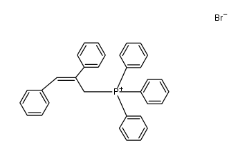 Triphenyl-trans-2,3-diphenylallylphosphoniumbromid结构式