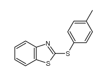 2-(p-tolylthio)benzo[d]thiazole Structure