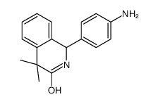 1-(4-aminophenyl)-4,4-dimethyl-1,2-dihydroisoquinolin-3-one Structure