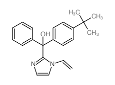 1H-Imidazole-2-methanol,a-[4-(1,1-dimethylethyl)phenyl]-1-ethenyl-a-phenyl-结构式