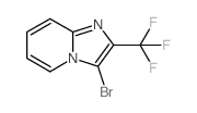 3-溴-2-(三氟甲基)咪唑并[1,2-a]吡啶结构式