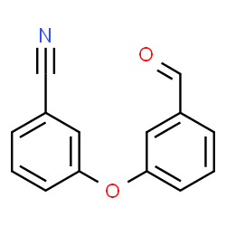 Benzonitrile, 3-(3-formylphenoxy)- structure