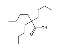 2,2-dibutylhexanoic acid Structure