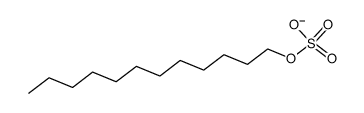 lauryl sulfate Structure